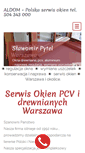 Mobile Screenshot of okna-serwis.waw.pl